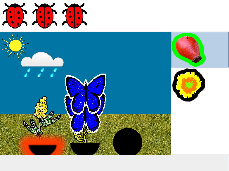 Highly contrasted theme