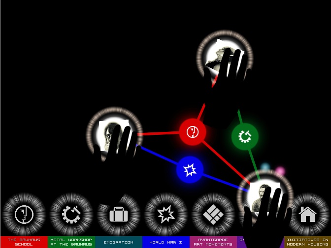 Screenshot of the table interface