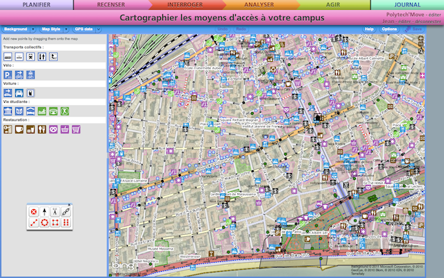 Interactive cartography with OpenStreetMap